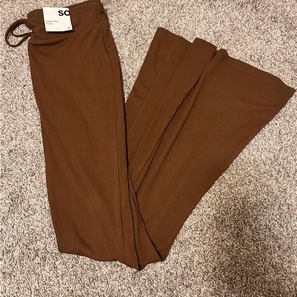 SO High Rise Flare Pants NWT